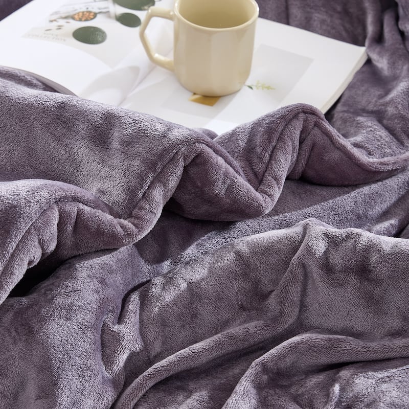 Touchy Feely - Coma Inducer® Oversized Comforter Set - Dark Core Gray