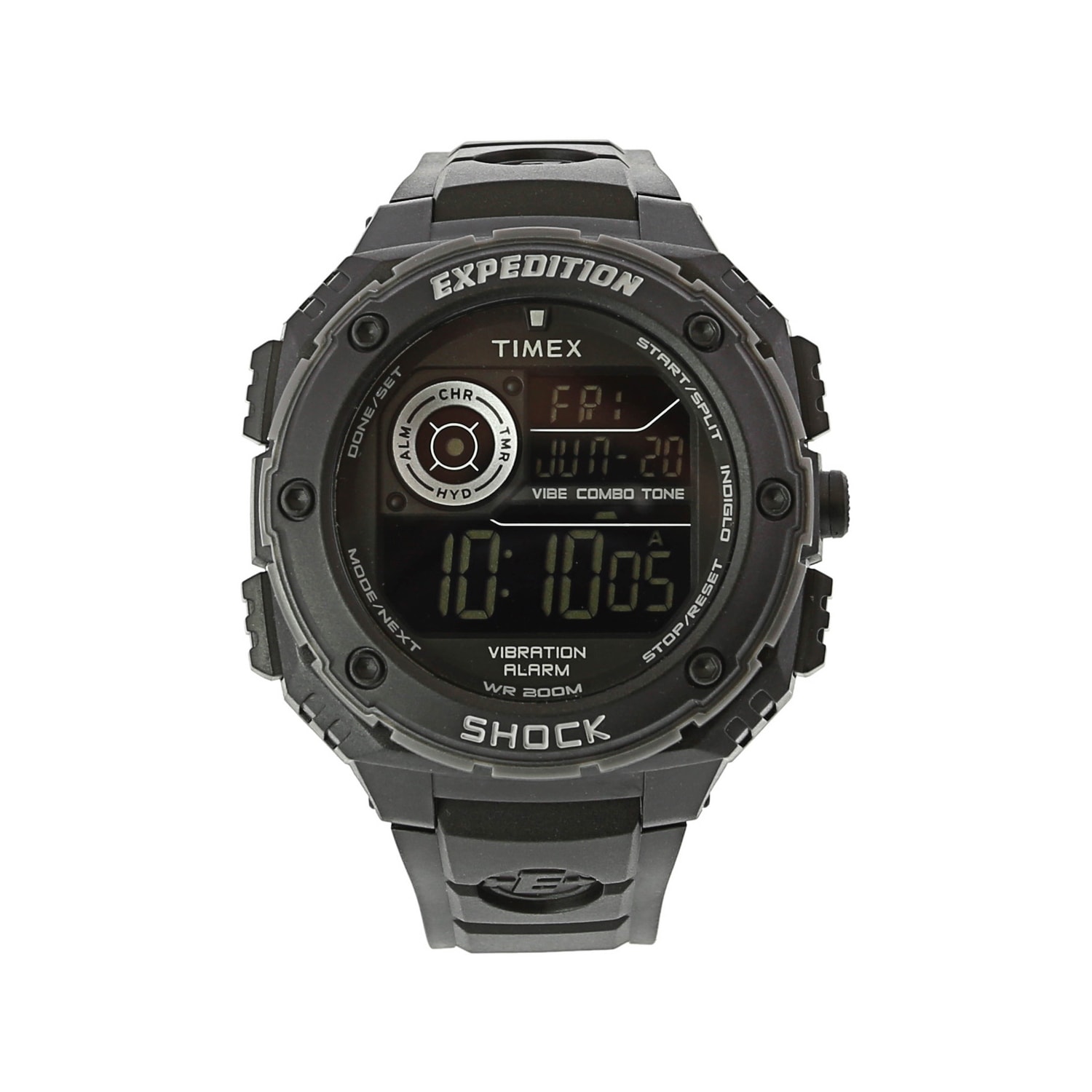 Shop Timex Men S Expedition T49983 Black Silicone Quartz Sport Watch Overstock 28671261