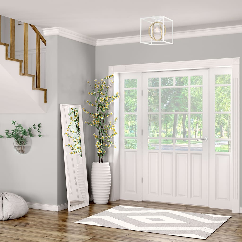 Kew Gardens 1 Light Semi Flush - 10