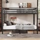 preview thumbnail 4 of 16, Metal Bunk Bed - Space-Saving Design for Teens and Adults