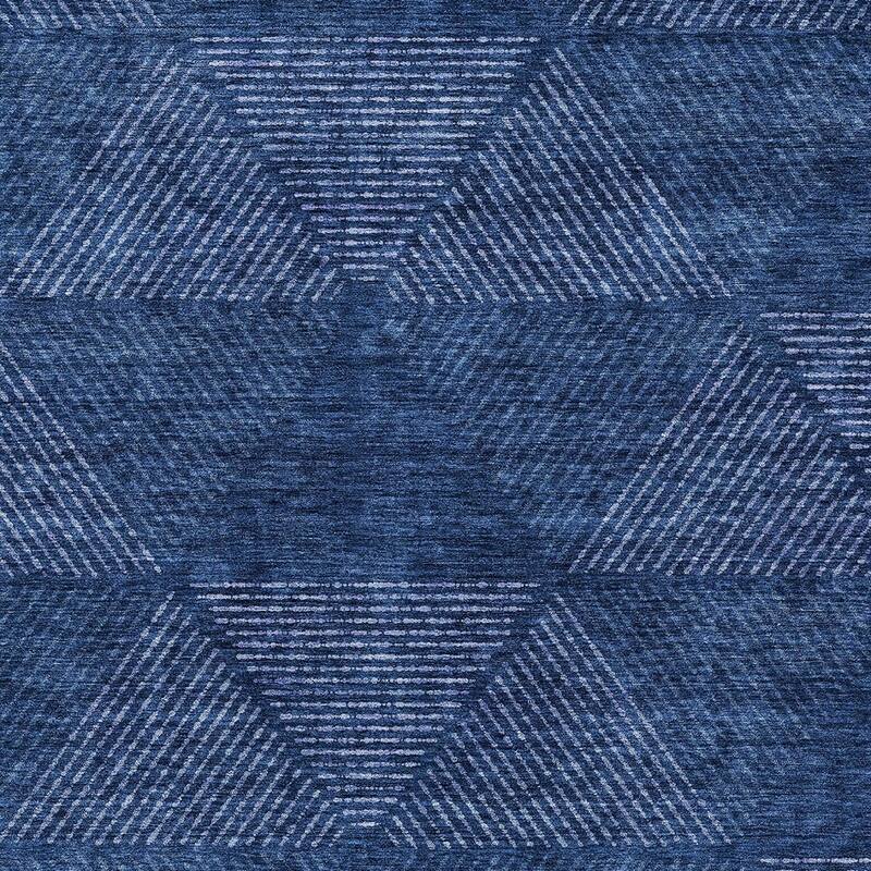 HomeRoots Geometric Transitional Rectangle Outdoor Rug