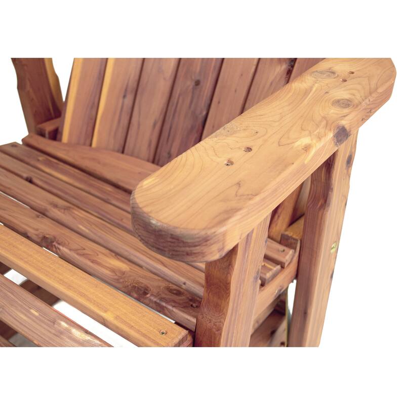 American Furniture Classics Model MM101 SOLID CEDAR ADIRONDACK Swivel Glider