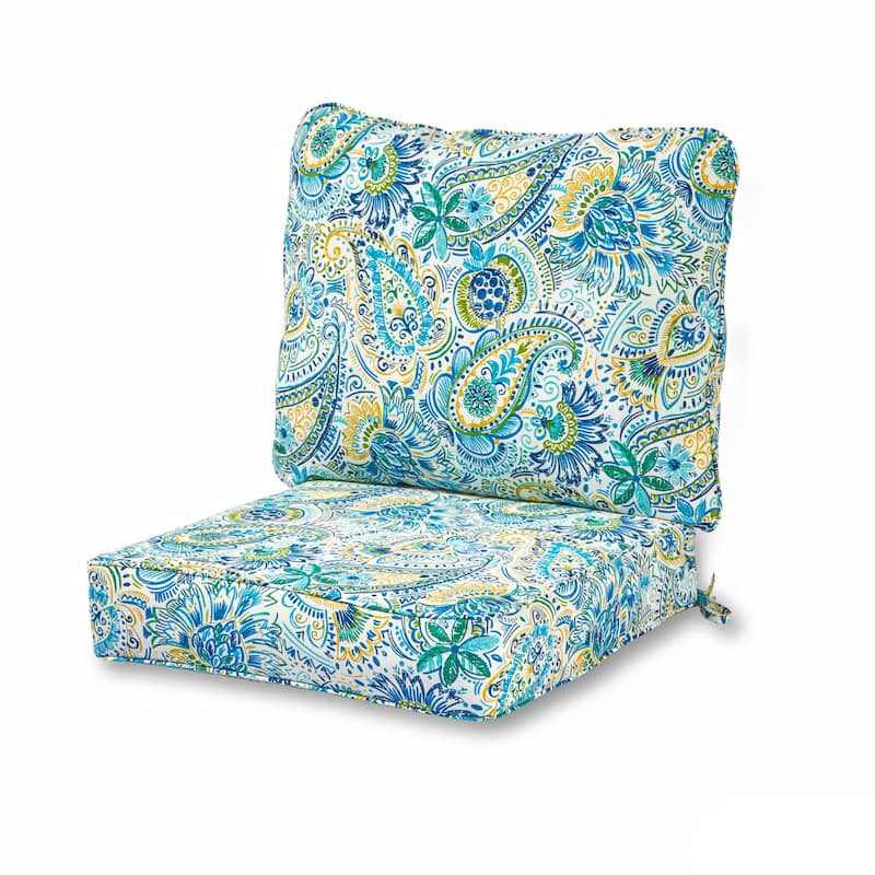 Elmington Deep Seat Outdoor Cushion Set by Havenside Home - Baltic
