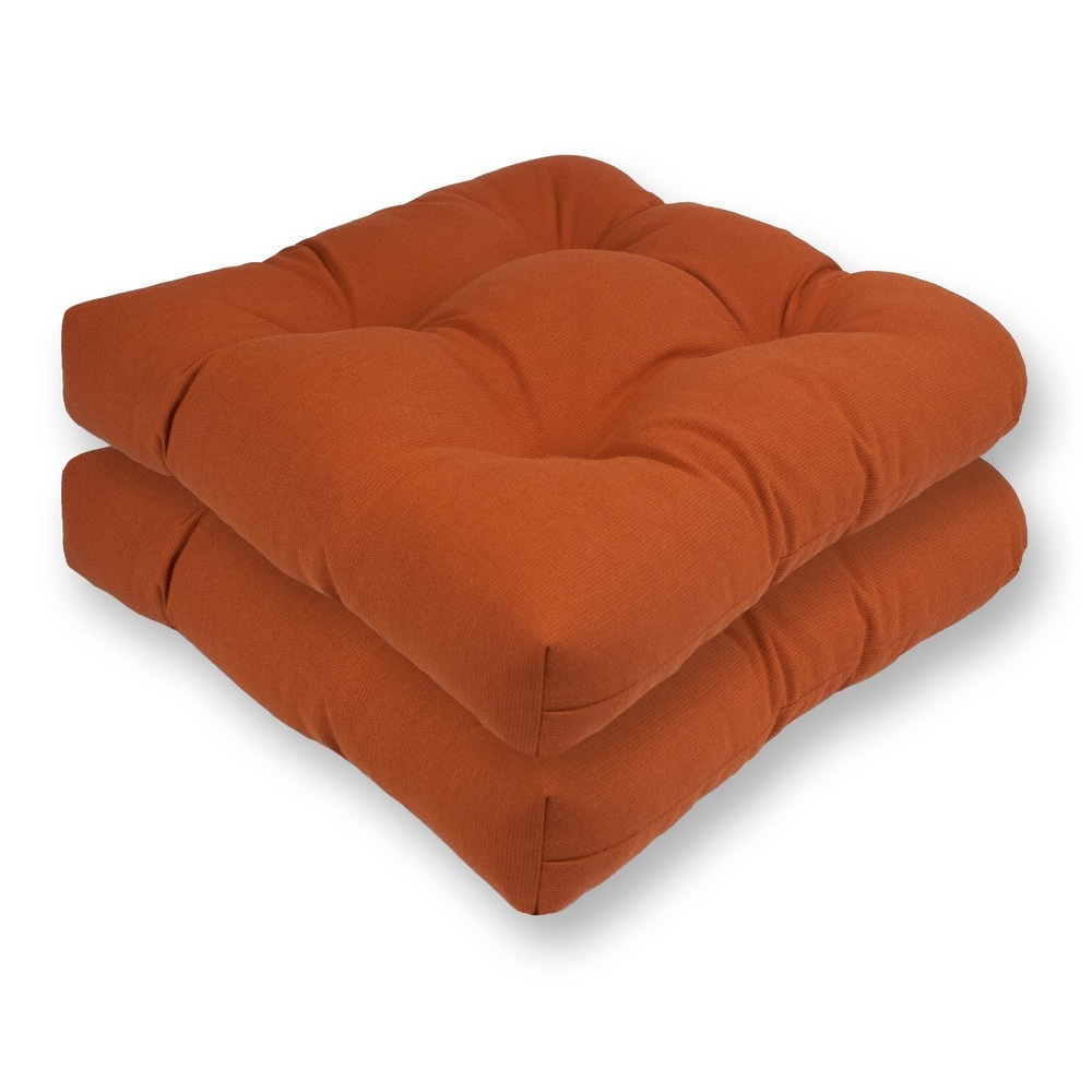 Austin Horn Classics Sunbrella Reversible Chair Cushion (Set of 2) - 16 x 16 x 3