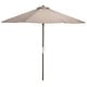 preview thumbnail 4 of 22, SEI Furniture Casandra Round Ribbed Umbrella Grey 8-Ribbed