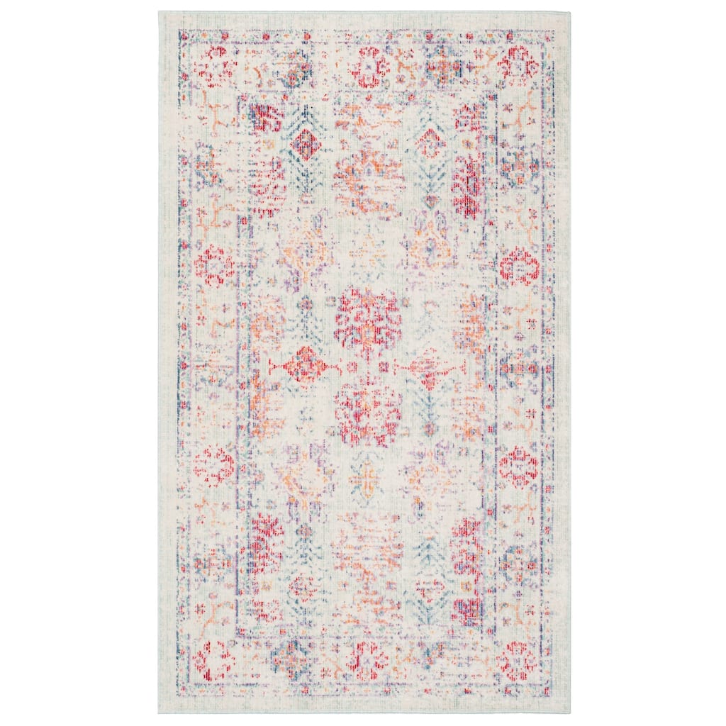 SAFAVIEH Windsor Jane Shabby Chic Cotton/ Polyester Distressed Rug