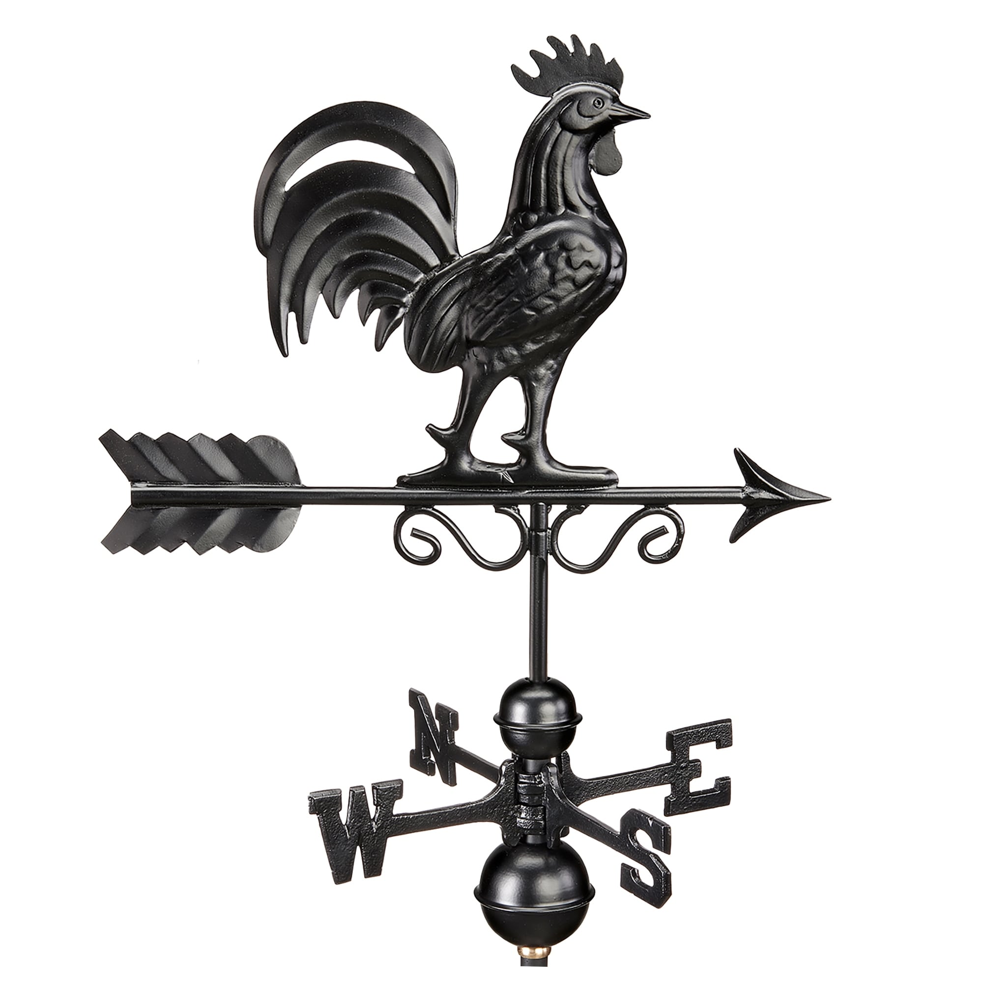 Bantam Rooster Weathervane - Matte Black Copper by Good Directions