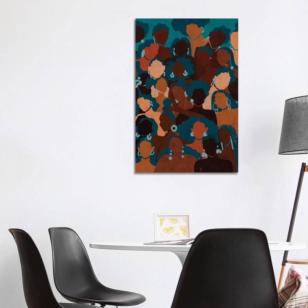 iCanvas "Aqua Womxn" by Reyna Noriega Canvas Print