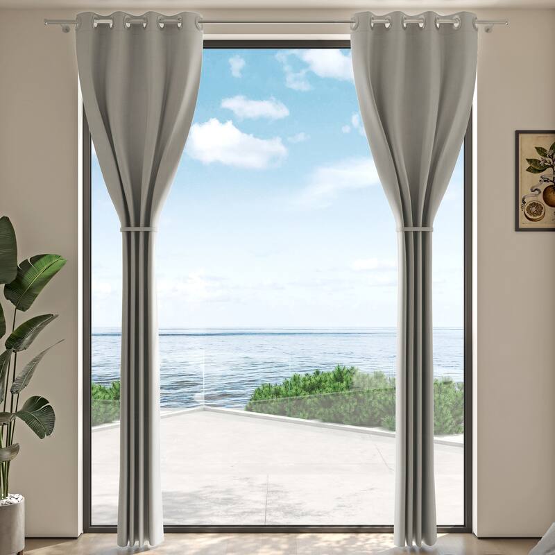 Corvus Gambia Sunbrella Outdoor Window Curtain (1 Panel)