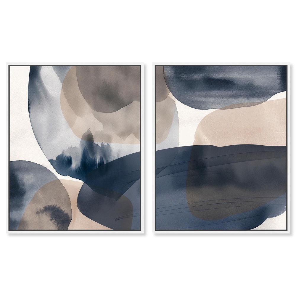 Rust and Noir Canvas Set of 2 by Art Remedy