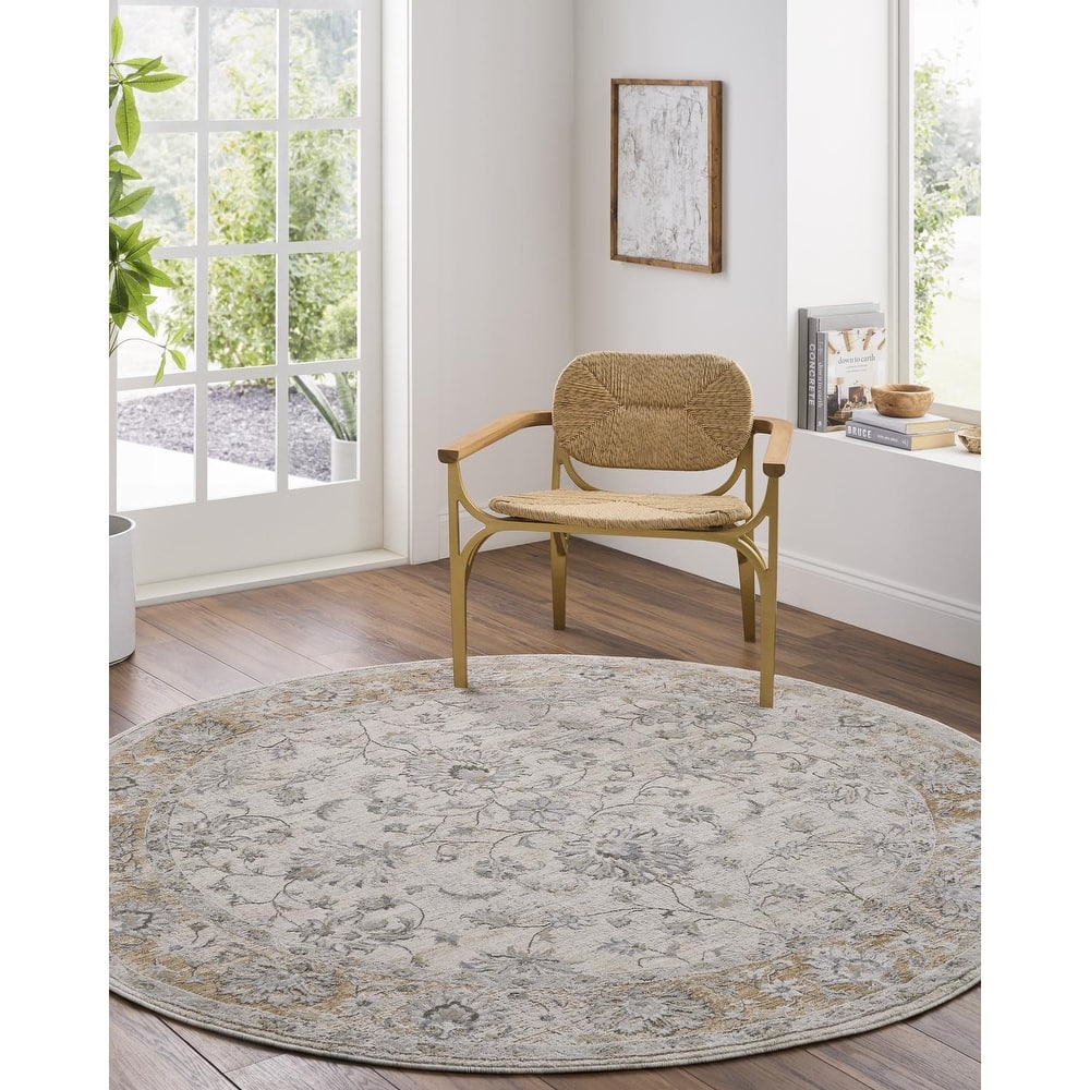 Livabliss Brunswick Traditional Medallion Area Rug