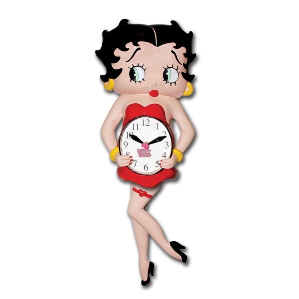 Betty Boop 3D Animated Analog Wall Clock - 13.900 x 10.380 x 3.130