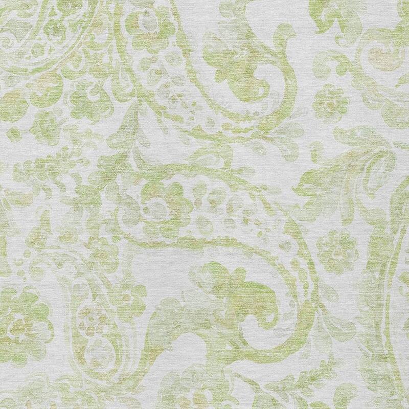 HomeRoots Paisley Transitional Rectangle Outdoor Rug
