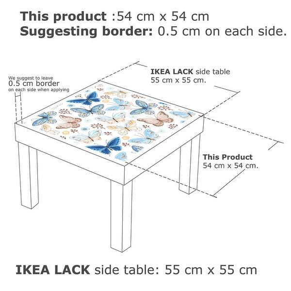 Magic Forest Sticker Ikea Lack Coffee Table 90x55