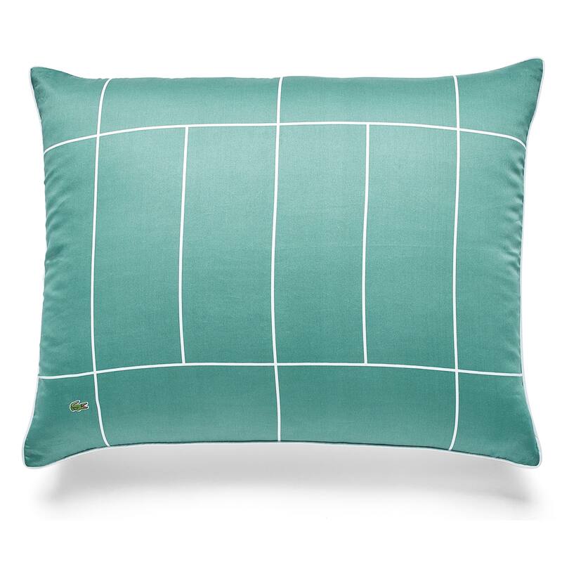 Lacoste Ashcombe Check Reversible 3-Piece Cotton Comforter Set