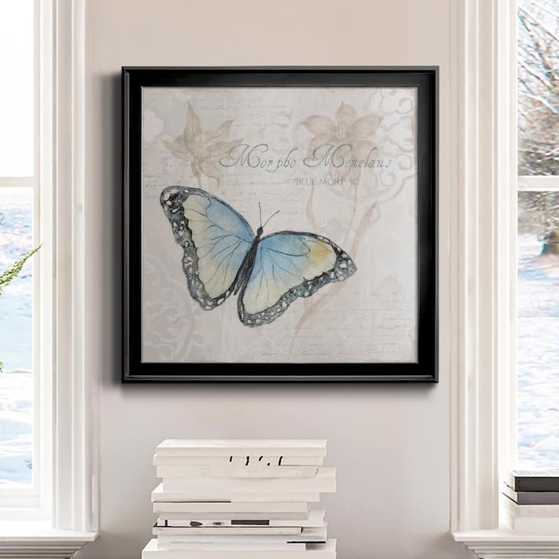 Postcard Butterfly III-Premium Framed Canvas - Ready to Hang