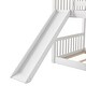 preview thumbnail 10 of 25, Twin over Twin Bunk Bed with Convertible Slide and Ladder