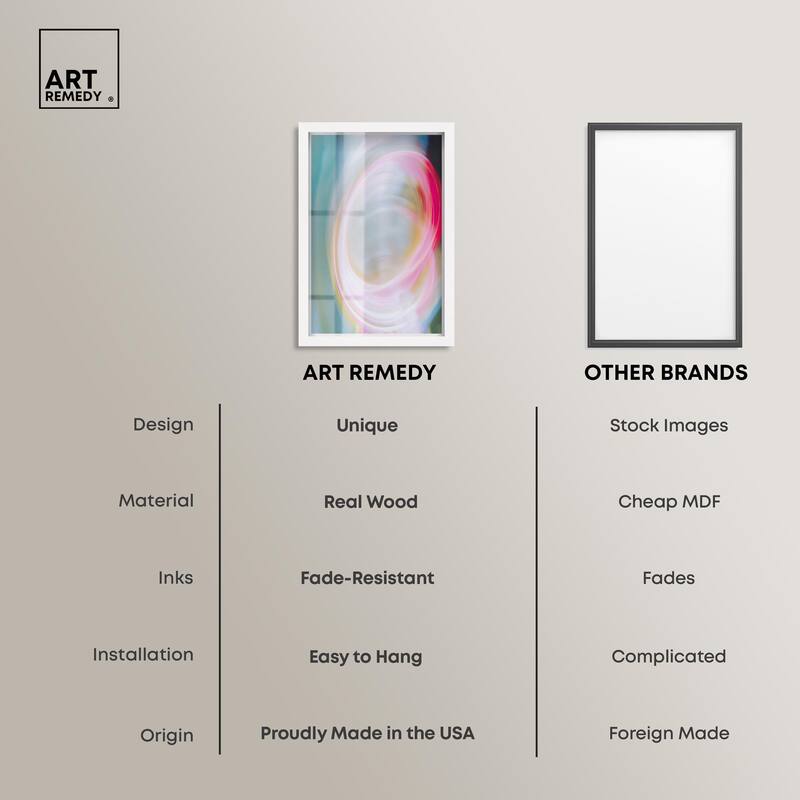 Swirling Light III Shadowbox by Art Remedy