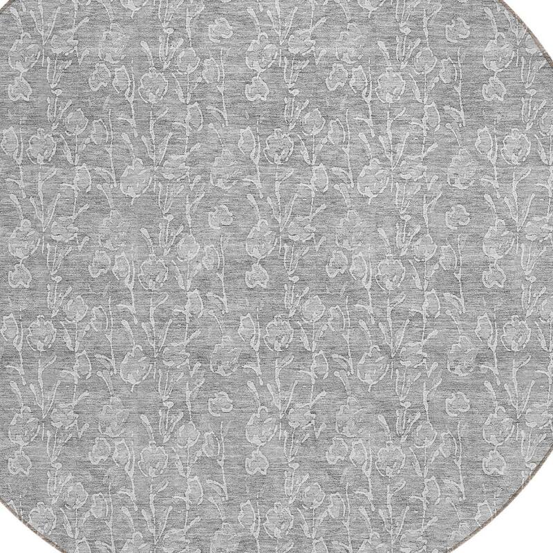 HomeRoots Floral Transitional Rectangle Outdoor Rug