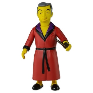 NECA 16001 Simpsons 25th Anniversary, Figura Di Hugh Hefner In PVC, 12,7 Cm, Serie 1, Collezionabile, Articolata