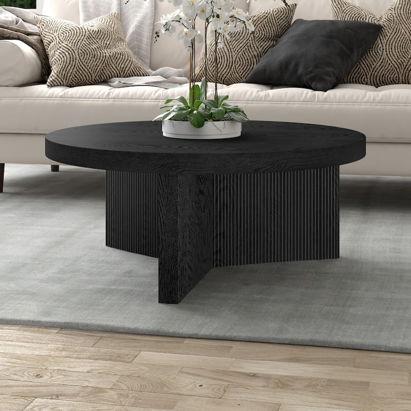 Holm 36" Wide Round Coffee Table