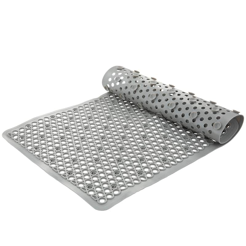 Bath Bliss 2 Pack Self-Draining Bath Mat