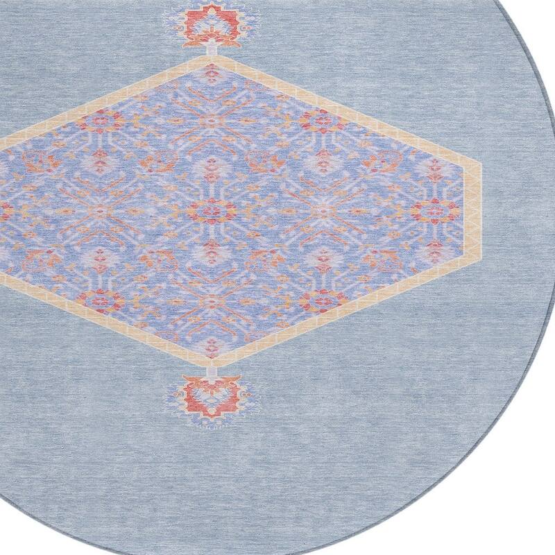 HomeRoots Oriental Traditional Rectangle Outdoor Rug