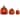 LED Lighted Jack O' Lantern Outdoor Halloween Decorations - Warm White - Set of 3