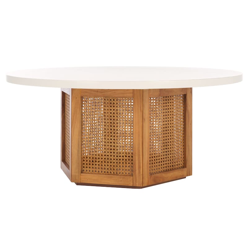 SAFAVIEH Home Danez Cane Coffee Table - 42Wx42Dx18H