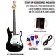 preview thumbnail 2 of 12, LyxPro 39 inch Beginner Electric Guitar & Electric Guitar Accessories