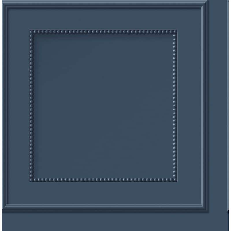 Fine Decor Cezanne Dark Blue Beaded Panel Wallpaper