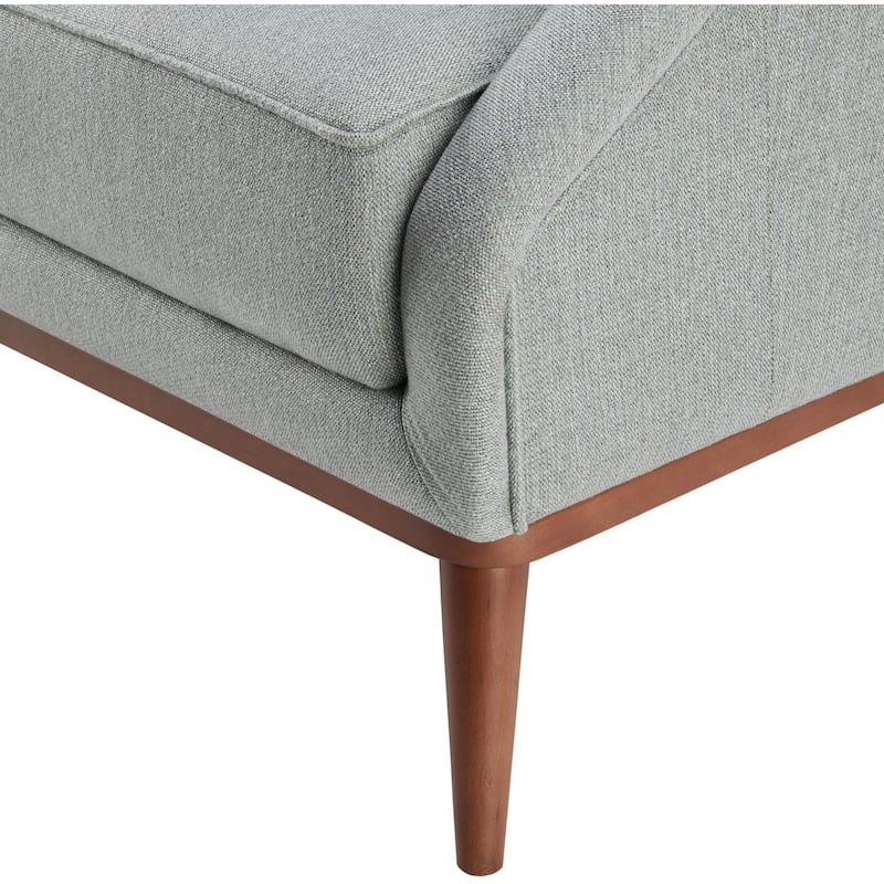 Kassie Modern Minimalist Light Sage Accent Chair