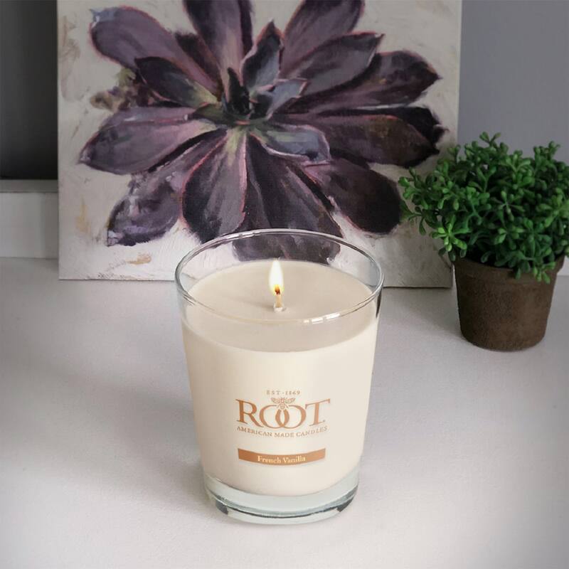 Root Candles French Vanilla 10.5 oz Large Veriglass Jar