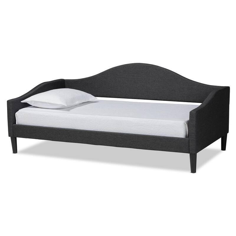 Milligan Modern & Contemporary Fabric Upholstered Wood Daybed-Full