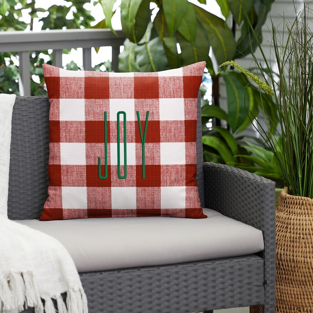Buffalo print hot sale outdoor pillows