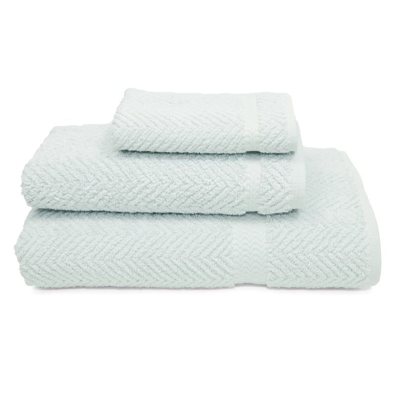Strick & Bolton Jora Turkish Cotton Herringbone Weave 3-piece Towel Set