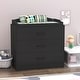 preview thumbnail 1 of 14, Kerrogee 3-Drawer Dresser with Changing Table - Grey/White/Black Grey