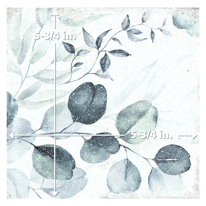 Merola Tile Mayolica Woods 5-7/8" x 5-7/8" Ceramic Wall Tile