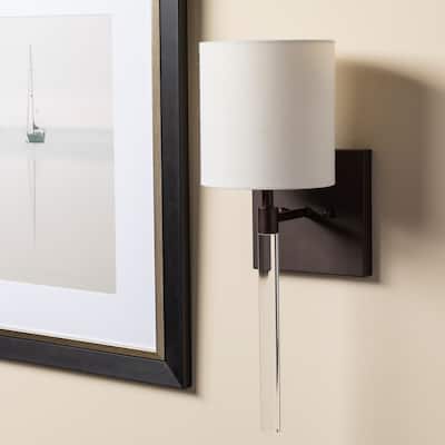 Lido Mod Acrylic 1-light Wall Sconce - 21"H x 9"W x 7"D
