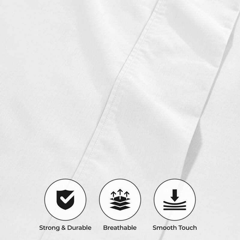 Superior Solid 1000-Thread Count Cotton Blend Deep Pocket Sheet Set