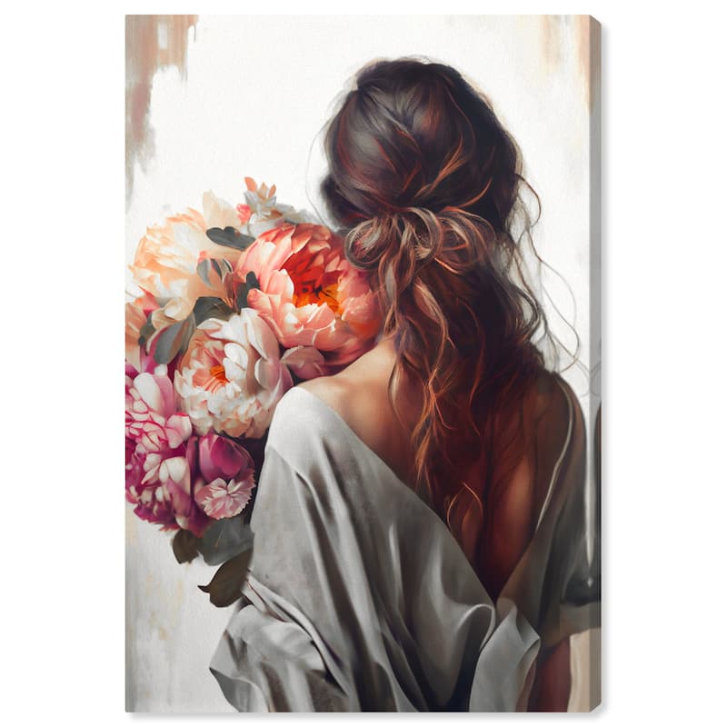 Wynwood Studio Fashion and Glam Everleigh Gray and Traditional Wall Art Canvas Print