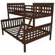 preview thumbnail 14 of 14, Pine Twin over Full Mission Bunkbed Rich Tobacco Stain