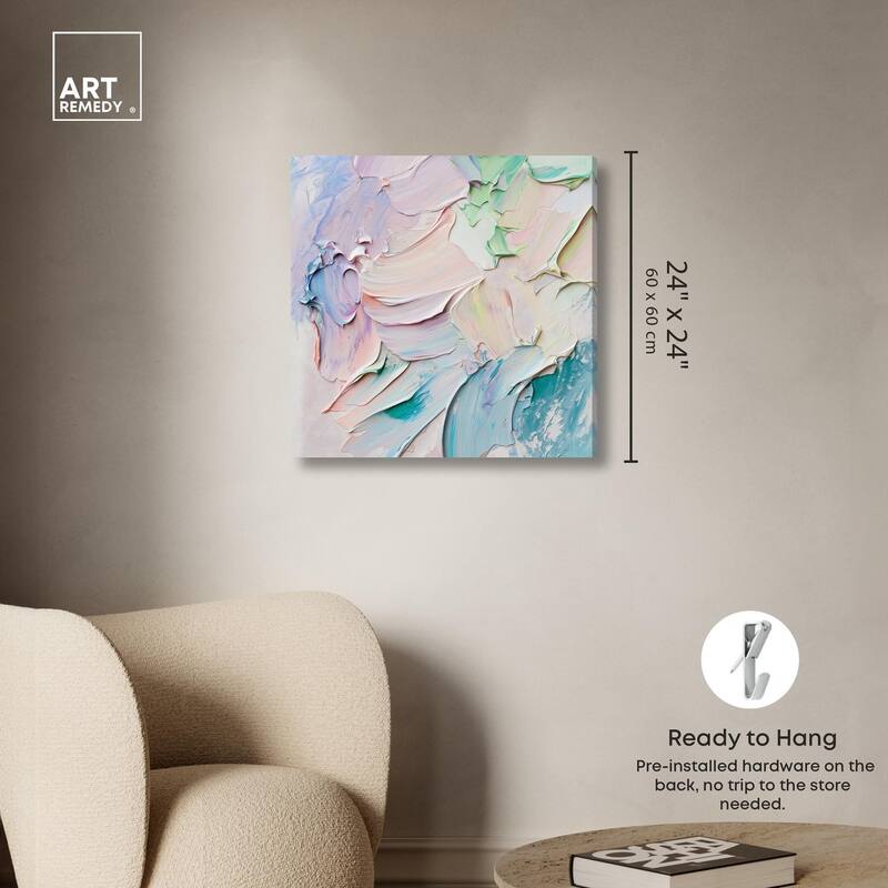 Flowing Mousse I Canvas by Art Remedy, Gallery Wrapped