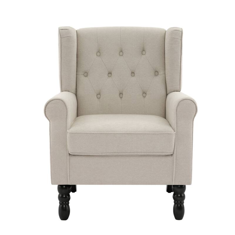 Modern Classic Button Tufted Accent Chair Upholstered Armchair