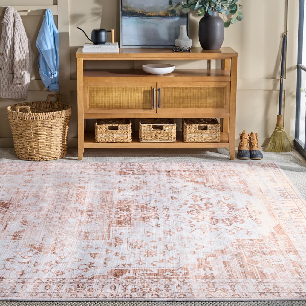Martha Stewart Nihal Machine Washable & Slip Resistant Rug