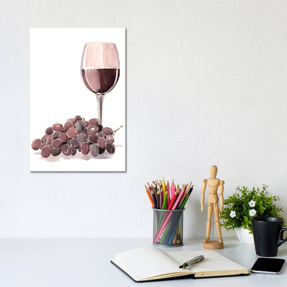 iCanvas "Wine Watercolor I" by Jennifer Paxton Parker Canvas Print