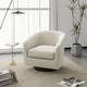 preview thumbnail 4 of 143, Modern 360°Swivel Accent Chairs Barrel Armchairs