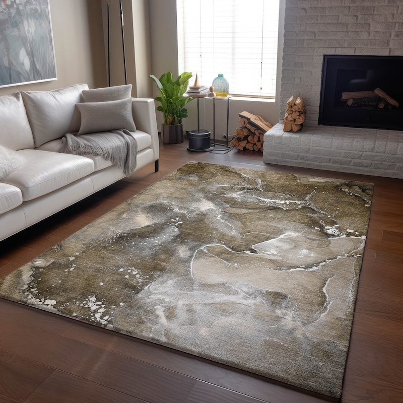 Premium Washable Super Soft Abstract Contemporary Mayfield Rug