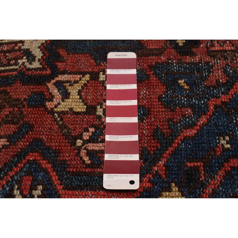 ECARPETGALLERY Hand-knotted Kayseri Vintage Red Wool Rug - 4'2 x 6'3