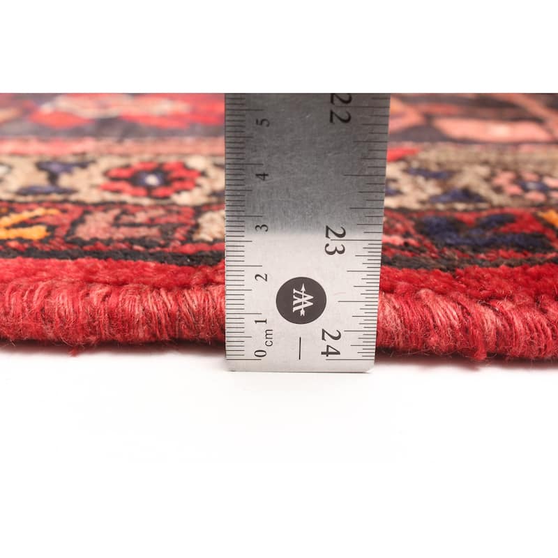 ECARPETGALLERY Hand-knotted Andelz Black Wool Rug - 3'4 x 7'6